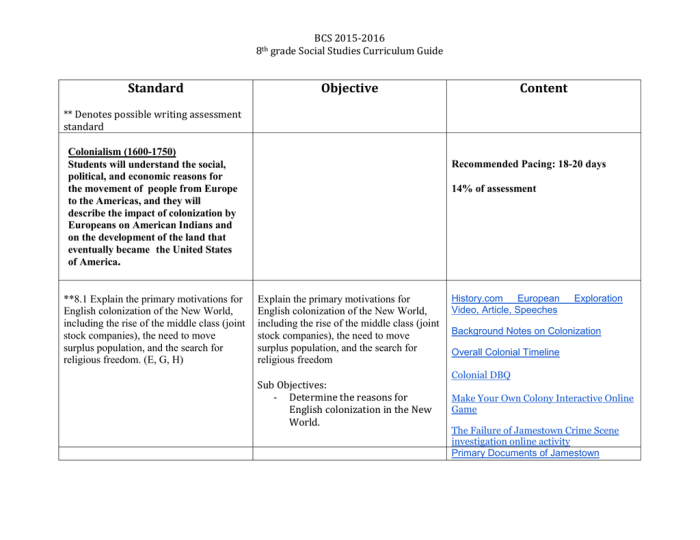 Icivics colonial beginnings answer key