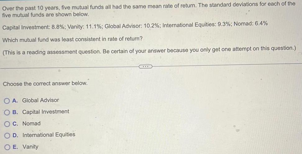 Mutual quartile funds graph