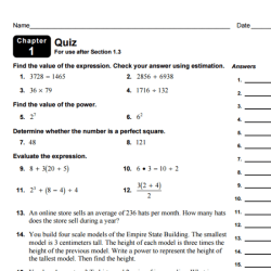 Algebra 1 big ideas math answers