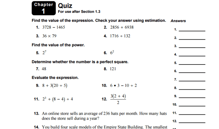 Algebra 1 big ideas math answers