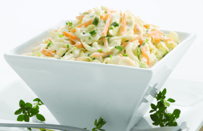 Coleslaw repolho nutrition salada maionese krautsalat amerikanischen singlerecipe dictator epa ingredientes