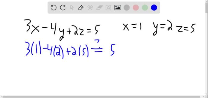 What values of c and d make the equation true