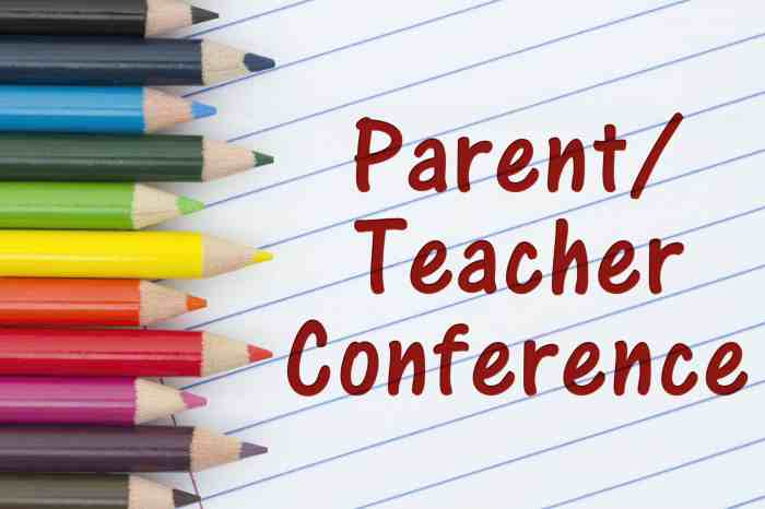 It is parent teacher conference day at littleton