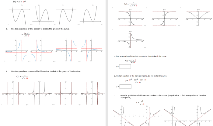 Use the guidelines of this section to sketch the curve.