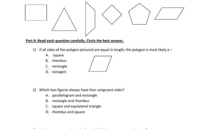 Unit 7 polygons and quadrilaterals test answer key