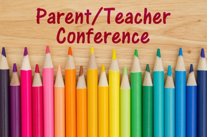 It is parent teacher conference day at littleton